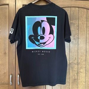 Neff x Disney Men's Size Large Mickey Mouse Graphic Black T Shirt